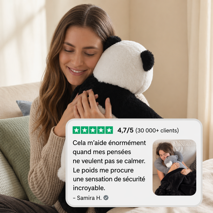 CalmBuddy™ – La Peluche Anti-Stress qui Te Serre dans Ses Bras