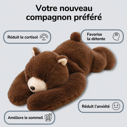 CalmBuddy™ – La Peluche Anti-Stress qui Te Serre dans Ses Bras